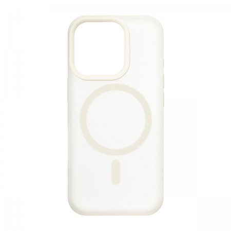 Чохол із рідкого силікону ArmorStandart Mystiq MagCase для Apple iPhone 16 Pro, White