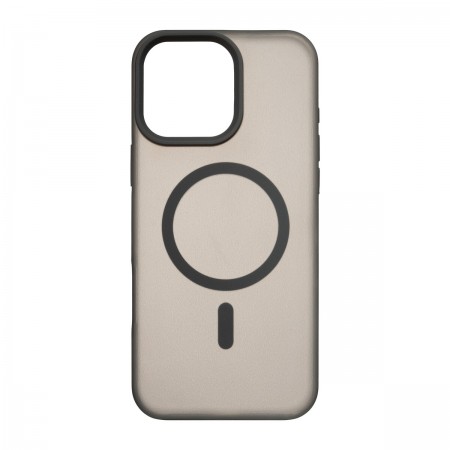 Силіконовий чохол MagSafe ArmorStandart Mystiq MagCase для Apple iPhone 16 Pro Max, Black (чорний)