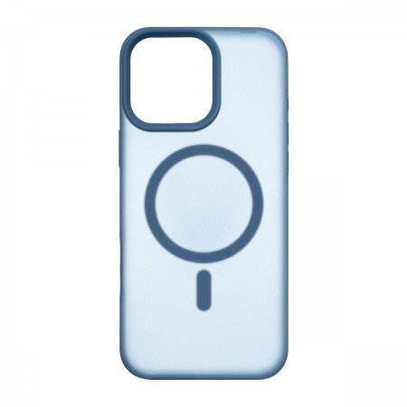 Силиконовый чехол MagSafe ArmorStandart Mystiq MagCase для Apple iPhone 16 Pro Max, Blue (синий)