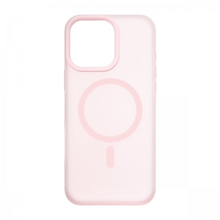Чехол ArmorStandart Mystiq MagCase для iPhone 16 Pro Max из жидкого силикона с MagSafe, Light Pink (розовый)