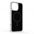 Прозрачный чехол MagSafe ArmorStandart Clear Hybrid MagCase для Apple iPhone 16 Pro Max, Black (чёрный)