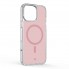 Прозорий чохол MagSafe ArmorStandart Clear Hybrid MagCase для Apple iPhone 16 Pro Max, Pink (рожевий)