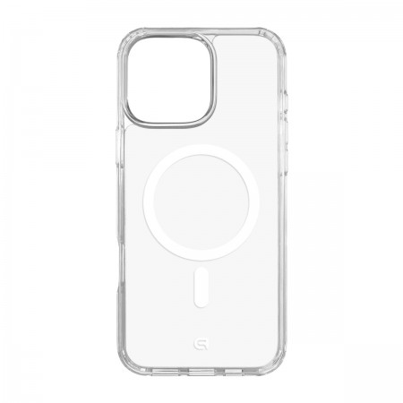 Прозрачный чехол MagSafe ArmorStandart Clear Hybrid MagCase для Apple iPhone 16 Pro Max, White (белый)