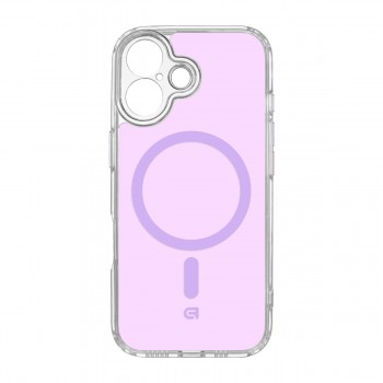 Чехол-накладка ArmorStandart Clear Hybrid MagCase для Apple iPhone 17, лавандовый Чехол-накладка ArmorStandart Clear Hybrid MagCase для Apple iPhone 17, лавандовый
