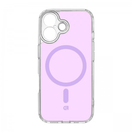 Чохол-накладка ArmorStandart Clear Hybrid MagCase для Apple iPhone 17, лавандовий