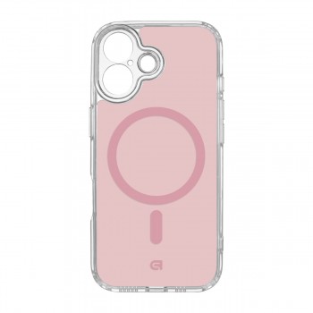 Чехол-накладка ArmorStandart Clear Hybrid MagCase для Apple iPhone 17, розовый Чехол-накладка ArmorStandart Clear Hybrid MagCase для Apple iPhone 17, розовый