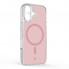 Чохол-накладка ArmorStandart Clear Hybrid MagCase для Apple iPhone 17, рожевий