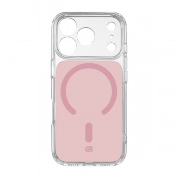 Прозорий чохол з MagSafe ArmorStandart Clear Hybrid MagCase для Apple iPhone 18 Pro / 17 Pro, Pink Прозорий чохол з MagSafe ArmorStandart Clear Hybrid MagCase для Apple iPhone 18 Pro / 17 Pro, Pink