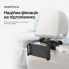 Автомобільний тримач для смартфона й планшета на підголівник MadeInFuture T10, чорний