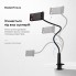 Гибкий настольный держатель для смартфона и планшета MadeInFuture T8, 87 см, чёрный