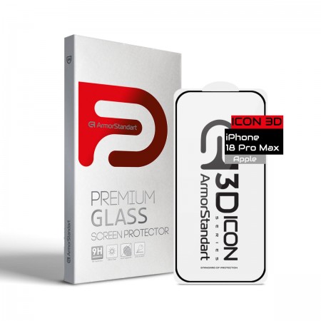 Захисне скло ArmorStandart Icon 3D для Apple iPhone 18 Pro Max, 6.9