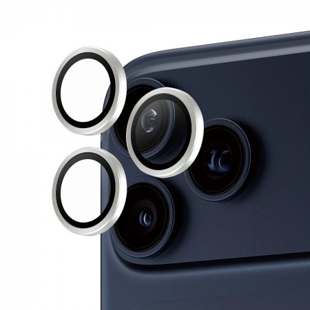 Защитное стекло для камеры iPhone 18 Pro/18 Pro Max ArmorStandart AR, 3D, с рамкой, серебристый
