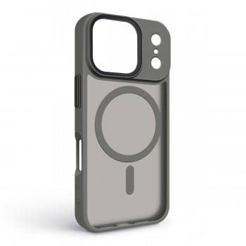 Чехол с MagSafe ArmorStandart Uniq MagCase для Apple iPhone 18 Pro / 17 Pro, Titanium Grey