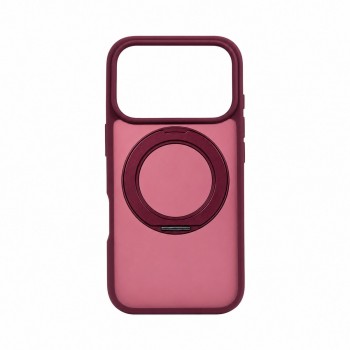Чохол з підставкою та MagSafe ArmorStandart Unit Stand2 для Apple iPhone 18 Pro / 17 Pro, Dark Cherry