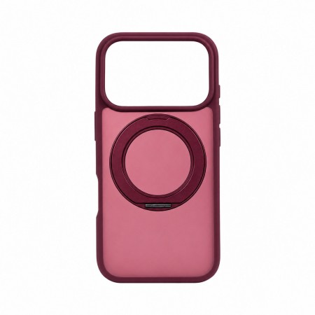 Чохол з підставкою та MagSafe ArmorStandart Unit Stand2 для Apple iPhone 18 Pro / 17 Pro, Dark Cherry