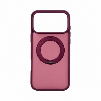 Чехол-накладка с подставкой и MagSafe ArmorStandart Unit Stand2 для Apple iPhone 18 Pro Max / 17 Pro Max, Dark Cherry