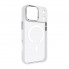 Чохол-накладка з MagSafe ArmorStandart Unit MagCase для Apple iPhone 18 Pro Max / 17 Pro Max, Matte Clear Silver