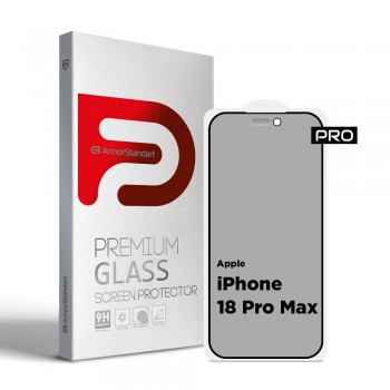 Защитное стекло ArmorStandart Pro Anti-spy Matte для Apple iPhone 18 Pro Max, 6.9 Защитное стекло ArmorStandart Pro Anti-spy Matte для Apple iPhone 18 Pro Max, 6.9