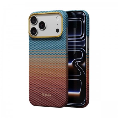 Ультратонкий арамидный чехол Pitaka Edge Case для iPhone 18 Pro Max, California Dream Sunset 2.0