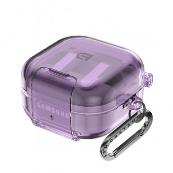 Чохол для навушників ArmorStandart AirLock Case для Samsung Galaxy Buds 4 / 4 Pro, TPU 2,5 мм, з підставкою, фіолетовий
