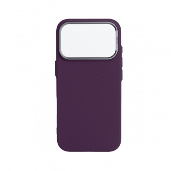 Чохол ArmorStandart LikeCarbon2 MagCase для Apple iPhone 18 Pro / 17 Pro Kevlar Dark Cherry