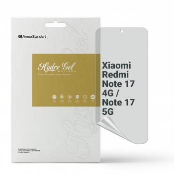 Гидрогелевая пленка ArmorStandart антишпион для Xiaomi Redmi Note 17 4G / Note 17 5G, диагональ 6.99 Гидрогелевая пленка ArmorStandart антишпион для Xiaomi Redmi Note 17 4G / Note 17 5G, диагональ 6.99