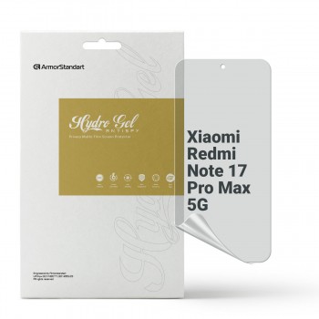 Гидрогелевая пленка ArmorStandart антишпион для Xiaomi Redmi Note 17 Pro Max 5G, диагональ 6.83 Гидрогелевая пленка ArmorStandart антишпион для Xiaomi Redmi Note 17 Pro Max 5G, диагональ 6.83