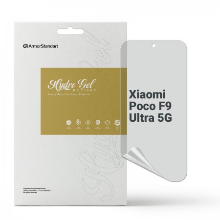 Гідрогелева плівка ArmorStandart антишпигун для Xiaomi Poco F9 Ultra 5G, діагональ 6.9