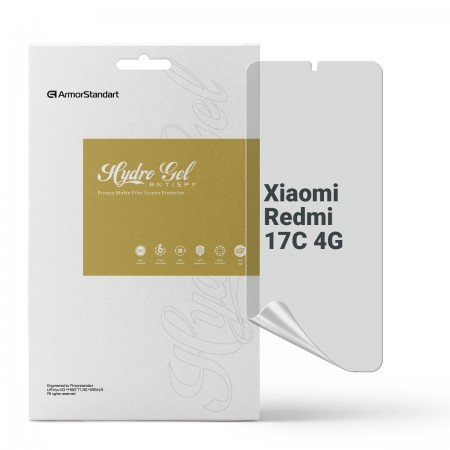 Гідрогелева плівка ArmorStandart антишпигун для Xiaomi Redmi 17C 4G, діагональ 6.88