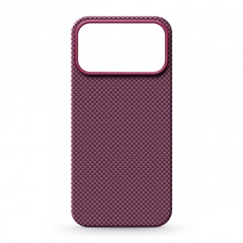 Чехол-накладка с MagSafe ArmorStandart BlackIcon Kevlar MagCase для Apple iPhone 18 Pro Max, Dark Cherry