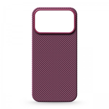 Чехол-накладка с MagSafe ArmorStandart BlackIcon Kevlar MagCase для Apple iPhone 18 Pro Max, Dark Cherry
