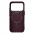 Чехол с MagSafe ArmorStandart LikeCarbon2 MagCase для Apple iPhone 18 Pro / 17 Pro, Checker Dark Cherry