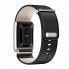 Кожаный ремешок ArmorStandart Leather Loop для Whoop 5.0, чёрный с серебристой фурнитурой