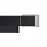 Кожаный ремешок ArmorStandart Leather Loop для Whoop 5.0, чёрный с серебристой фурнитурой