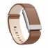 Шкіряний ремінець ArmorStandart Leather Loop для Whoop 5.0, каштановий зі сріблястими елементами