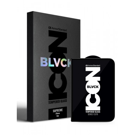 Захисне скло ArmorStandart Supreme Black Icon для Apple iPhone Duo, Black (чорний)