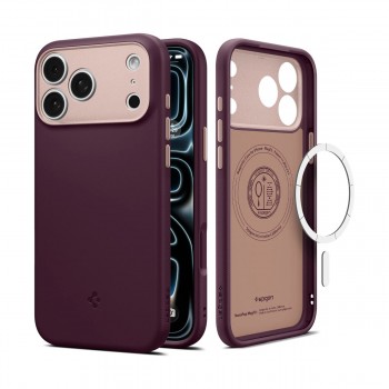 Чохол Spigen Nano Pop MagSafe для iPhone 18 Pro Max/17 Pro Max Burgundy Bean