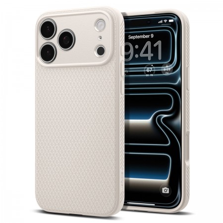 Чохол Spigen Liquid Air для iPhone 18 Pro Max/17 Pro Max Natural Titanium