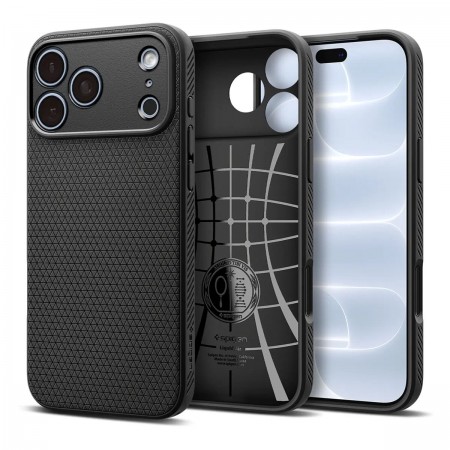 Чехол-накладка Spigen Liquid Air для iPhone 18 Pro Max/17 Pro Max, Matte Black
