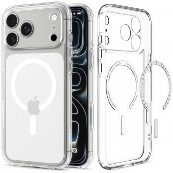 Гібридний чохол Spigen Ultra Hybrid MagSafe для iPhone 18 Pro Max/17 Pro Max, Clear White