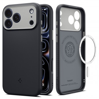Силіконовий чохол Spigen Nano Pop MagSafe для iPhone 18 Pro Max/17 Pro Max, Black Sesame Силіконовий чохол Spigen Nano Pop MagSafe для iPhone 18 Pro Max/17 Pro Max, Black Sesame