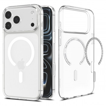 Прозорий чохол MagSafe Spigen Liquid Crystal MagSafe для iPhone 18 Pro/17 Pro, Clear White