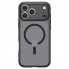 Прозорий гібридний чохол MagSafe Spigen Ultra Hybrid MagSafe для iPhone 18 Pro/17 Pro, Frost Black