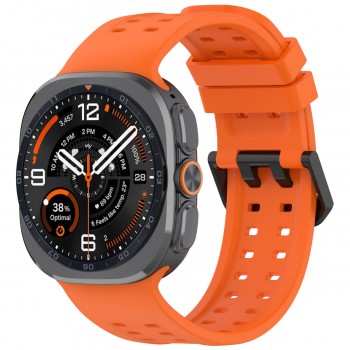 Силіконовий ремінець ArmorStandart для Samsung Galaxy Watch Ultra 2 / Ultra Orange Силіконовий ремінець ArmorStandart для Samsung Galaxy Watch Ultra 2 / Ultra Orange