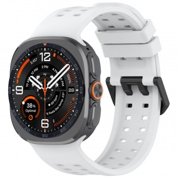 Ремінець ArmorStandart для Samsung Galaxy Watch Ultra 2 / Ultra силіконовий, білий