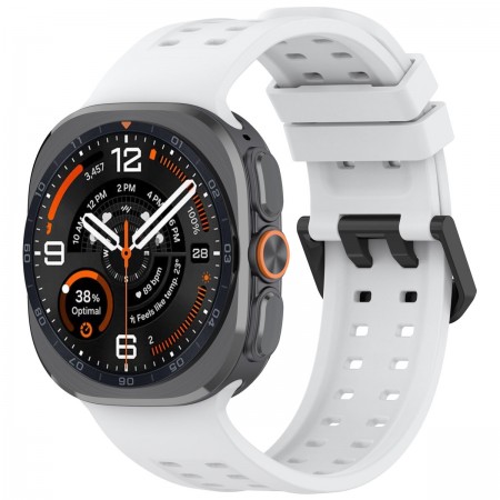Ремінець ArmorStandart для Samsung Galaxy Watch Ultra 2 / Ultra силіконовий, білий