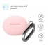 Силиконовый чехол для наушников OPPO Enco Air5 ArmorStandart Hang Case с карабином, розовый