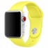 Ремінець для Apple Watch Sport Band 42/44/45/49 мм силіконовий жовтий