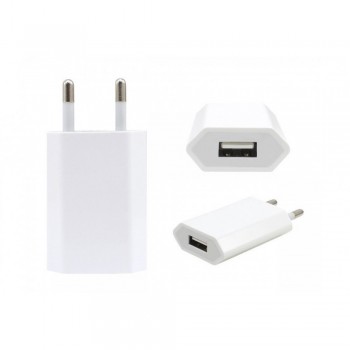 Мережевий зарядний пристрій Foxconn 5W 1USB компактний білий