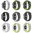 Ремешок для часов Sport Nike для Apple Watch 42/44/45/49 мм хаки черный силикон
